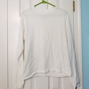 Long sleeved white shirt